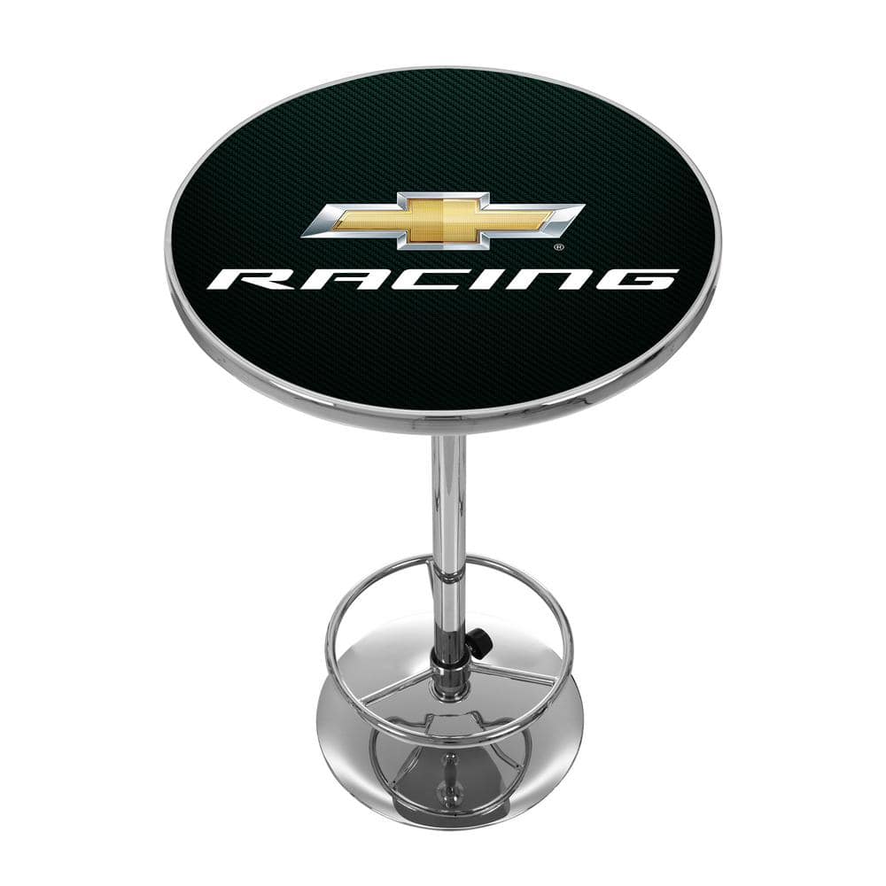 Reviews for Trademark Chevrolet Chevy Racing Chrome Pub/Bar Table Pg