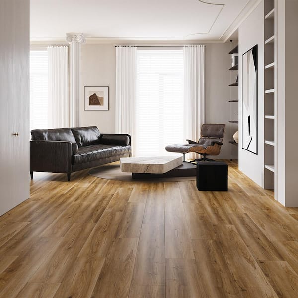 Engaging Peoria 28 MIL x 9 in. W x 60 in. L Click Lock Waterproof Luxury Vinyl Plank Flooring (30.17 sq. ft./Case)