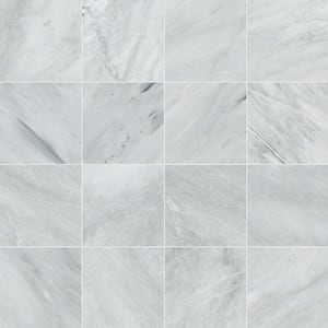 Arabescato Carrara 12 in. x 12 in. Polished Marble Floor and Wall Tile (5 Sq. Ft./Case)