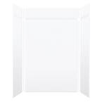Transolid 60 in. W x 96 in. H x 36 in. D 6-Piece Glue to Wall Alcove ...