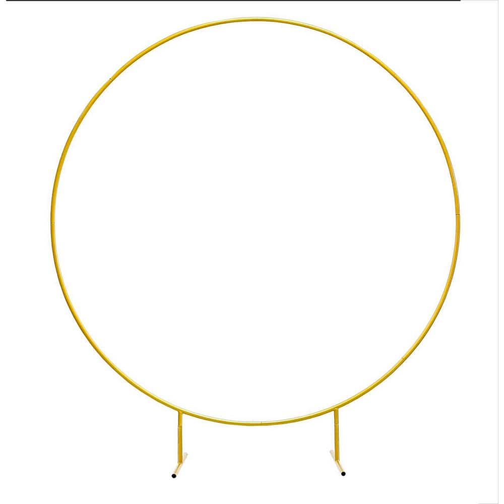 86.4 in. x 90 in. Metal Round Balloon Arbor