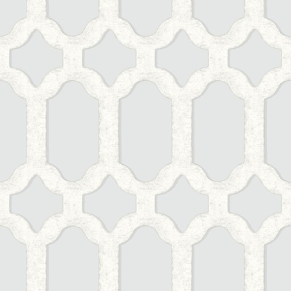 Chesapeake Chervil Sky Blue Pre-Pasted Non-Woven Wallpaper Sample
