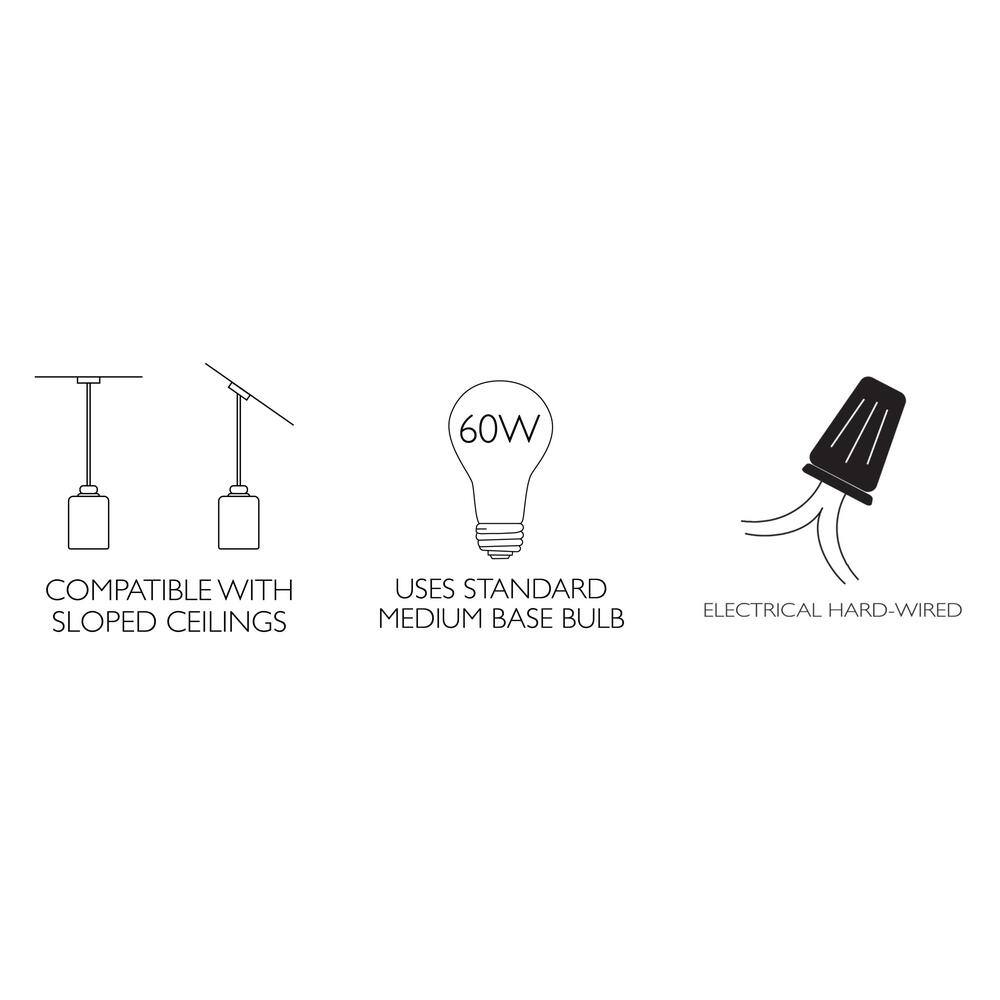 Matte Black Glass Mini Globe LED Pendant Light