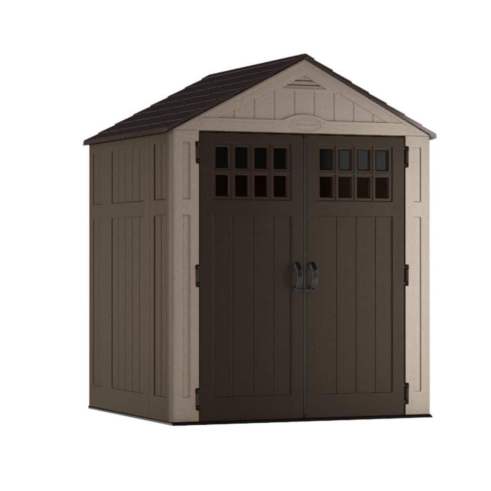 Suncast 6 ft. W x 5 ft. D Plastic Shed (34 sq. ft.) BMS6511 The Home Depot