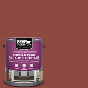 1 gal. #PFC-10 Deep Terra Cotta Textured Low-Lustre Enamel Interior/Exterior Porch and Patio Anti-Slip Floor Paint