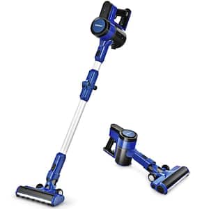 Blue Cordless Bagless Stick Vacuum Cleaner 3-in-1 Handheld Vacuum Cleaner