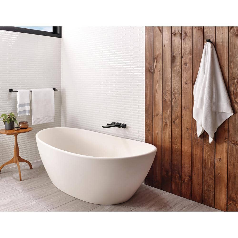 Sleek Stainless Steel Modern Wall Mounted Tub Filler