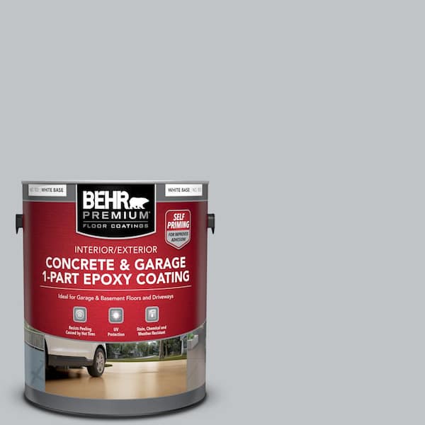 BEHR PREMIUM 1 gal. #N510-2 Galactic Tint Self-Priming 1-Part Epoxy Satin Interior/Exterior Concrete and Garage Floor Paint