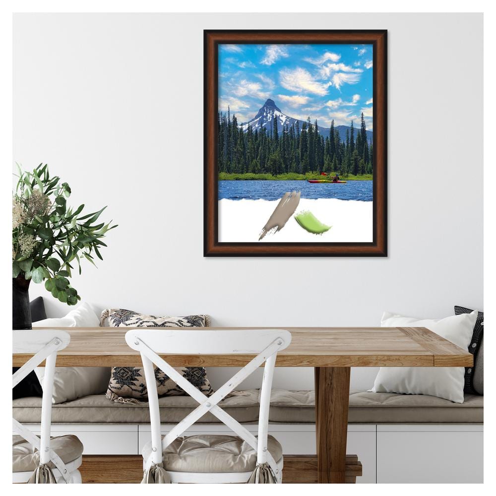 Yale Walnut 22x28 Classic Wall Picture Frame