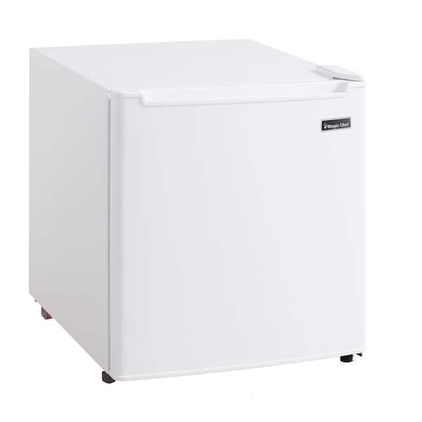 HOMCOM 46L capacity small electric fridge Mini fridge with adjustable grid  freezer compartment and Reversible door