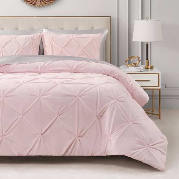 JUICY COUTURE Kiss Pleat Micro Mink 3-Piece Pale Pink Polyester