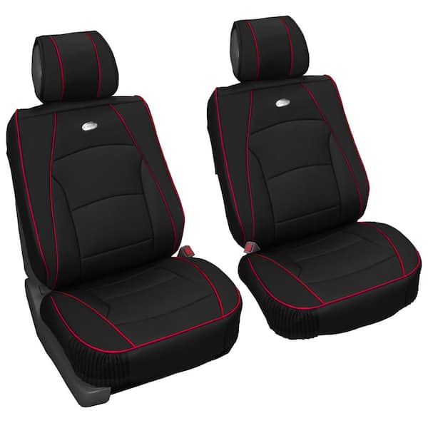 FH Group Ultra-Comfort Leatherette 47 in. x 23 in. x 1 in. Seat Cushions - Front Set