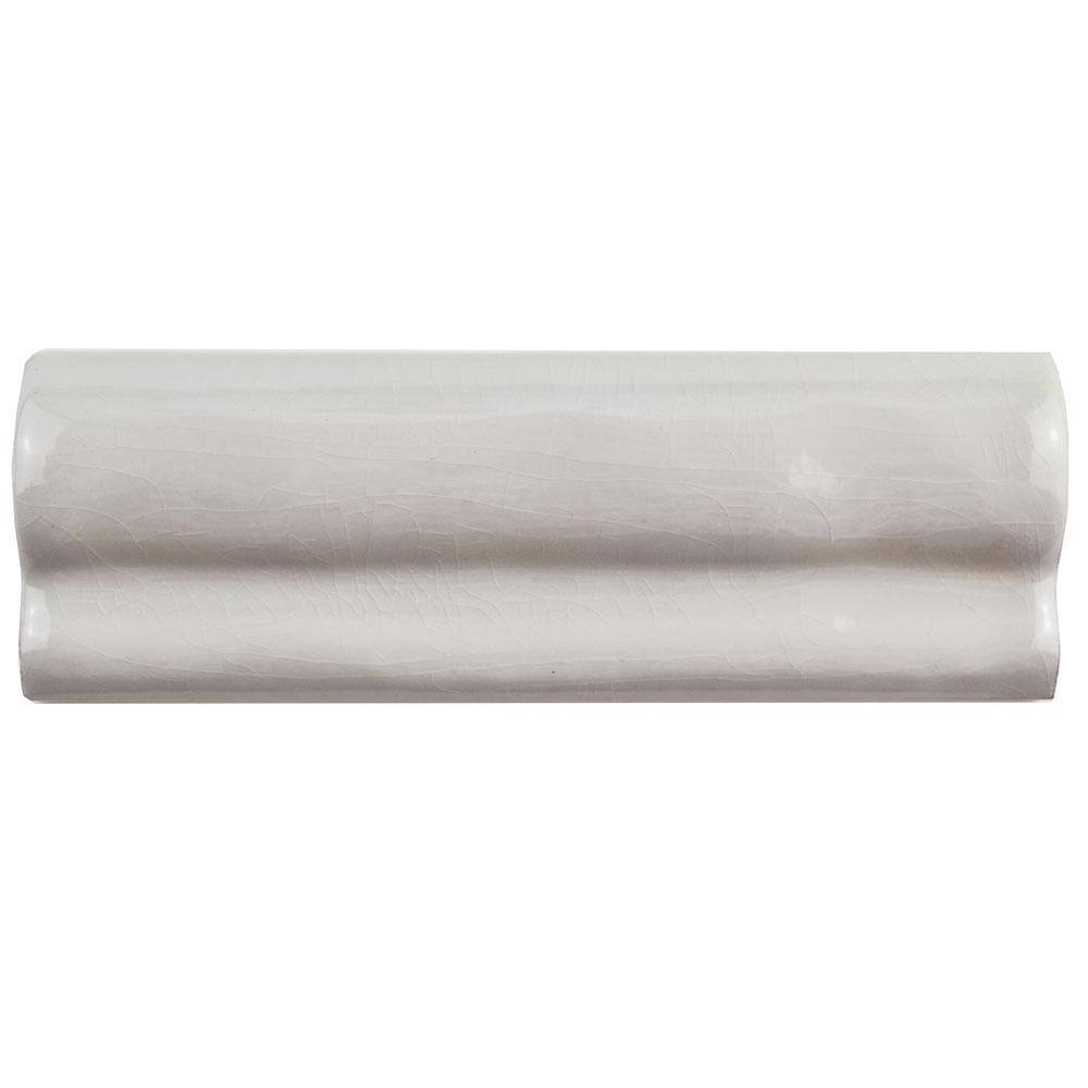 Antic Craquelle Moldura Gris Oscuro 2 in. x 6 in. Glossy Ceramic Wall Tile Trim price history on PriceWatchPro