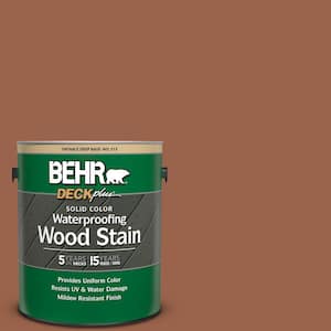 1 gal. #SC-122 Redwood Naturaltone Solid Color Waterproofing Exterior Wood Stain