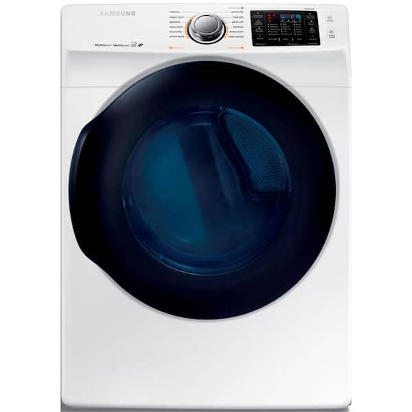 Samsung 7.5 cu. ft. Gas Dryer with Steam in White, ENERGY STAR