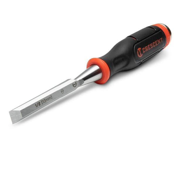 Crescent 1/2 in. Wood Chisel with Grip and Striking End Cap