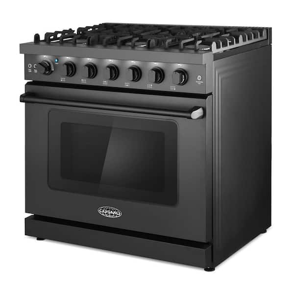 Cosmo 36 in. Haven Collection 6.0 cu. ft. Gas Range, 6 Burners