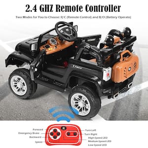 12-Volt MP3 Kids Ride On Truck Car RC Remote Control with LED Lights Music