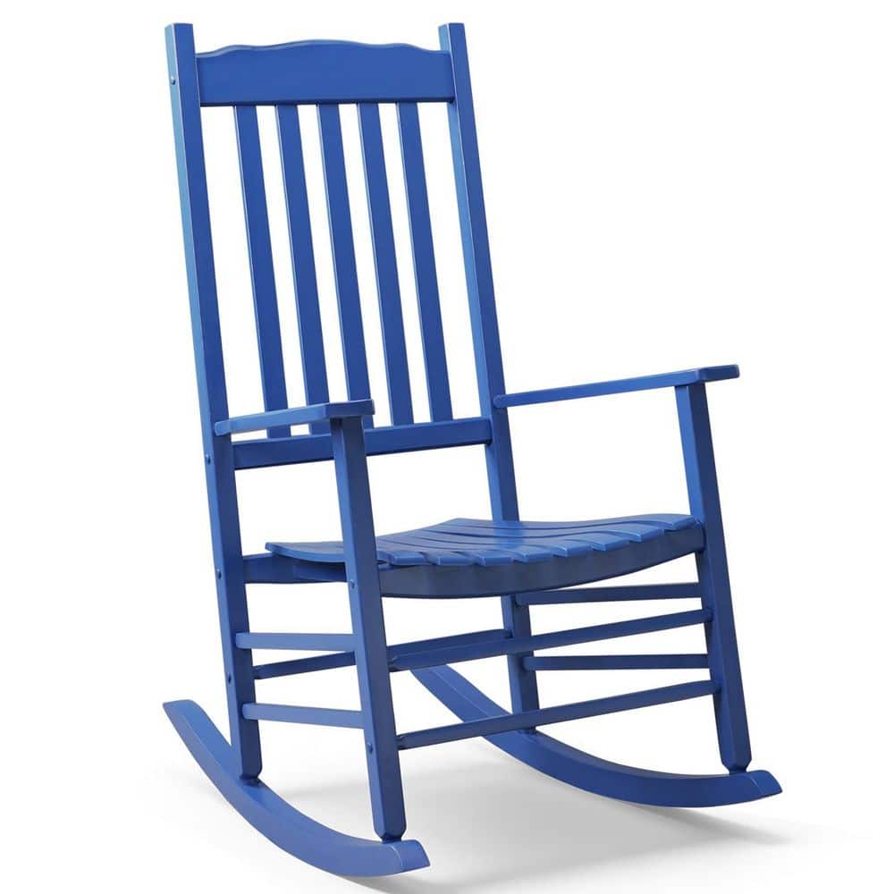 24 in. Solid Wood Outdoor Rocking Chair