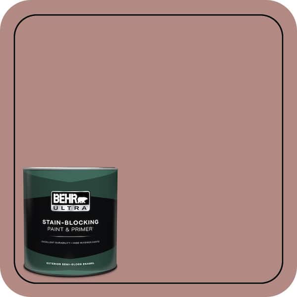 BEHR ULTRA 1 qt. #190F-4 Warm Comfort Semi-Gloss Enamel Exterior Paint & Primer