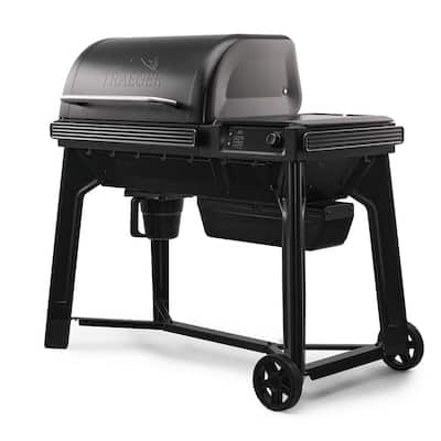 Woodridge Wi-Fi Pellet Grill and Smoker in Black