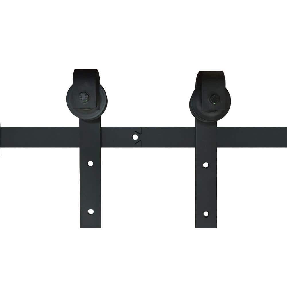 79 in. x 2.5 in. Black Metal Sliding Barn Door Hardware for 36 in. Door price history on PriceWatchPro
