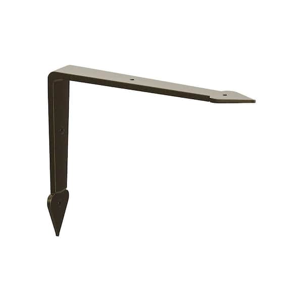 Heartland Steel 8 in. H x 1.50 in. W x 6 in. H Bronze 50 lbs. Decorative Shelf Bracket