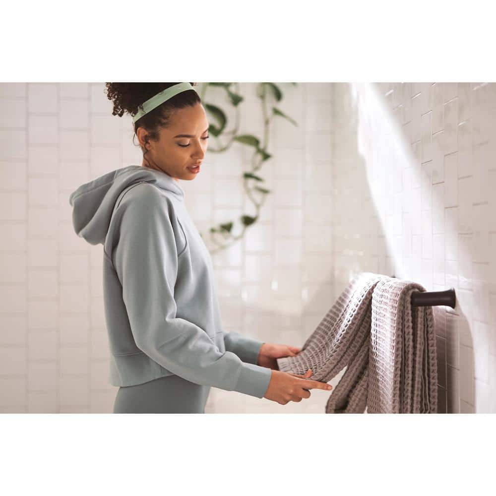 Matte Black Nickel 24-Inch Wall Mounted Towel Bar