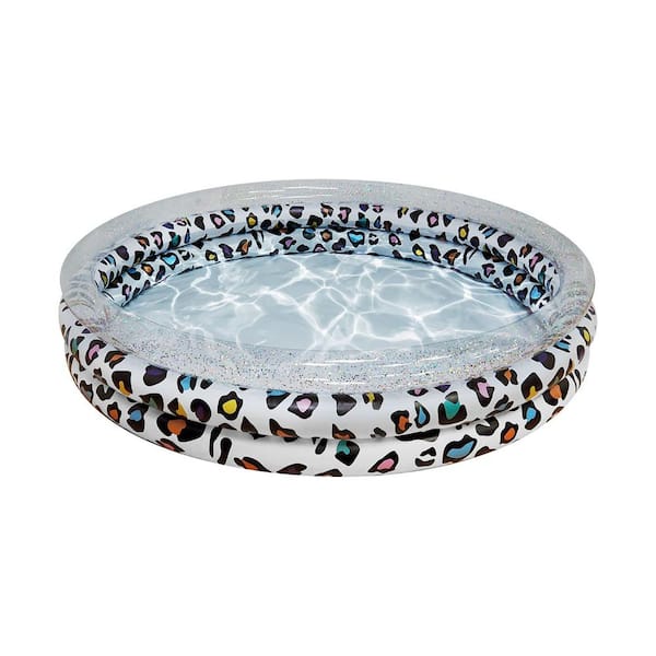 GAME Round Animal Leopard Print Inflatable Kiddie Pool