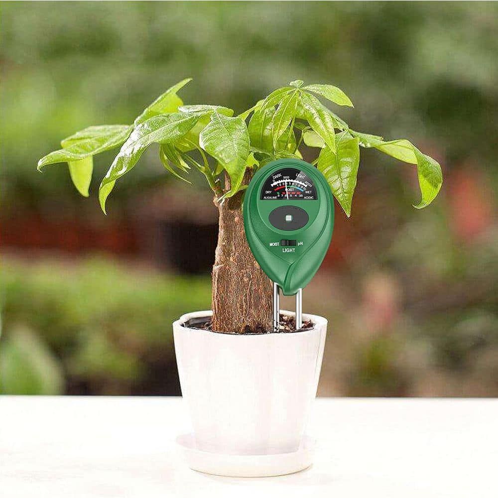 Green Digital 3-in-1 Soil Tester Kit for Indoor/Outdoor Use