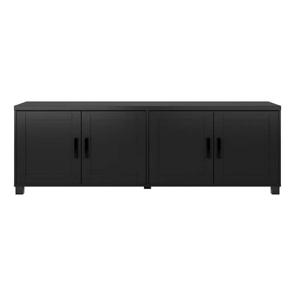 CorLiving Virlomi Dark Grey 7 in. wide TV Stand Fits TV's up to 85 in.