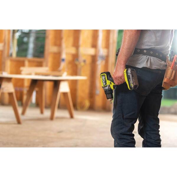 RYOBI ONE+ HP 18V Brushless Cordless 1/2 in. Drill/Driver Kit w