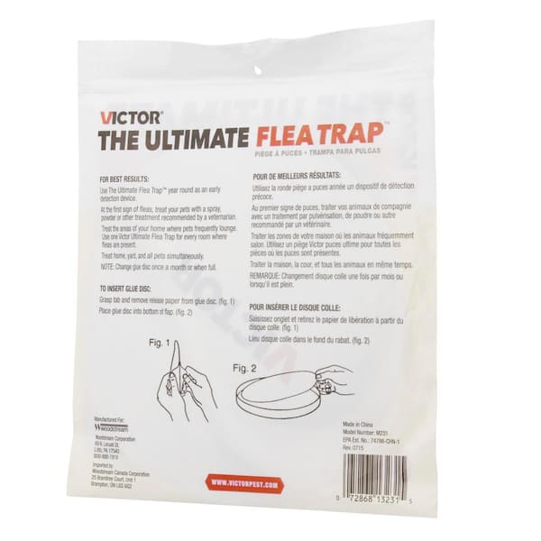 Victor M231 Ultimate Flea Trap Refills 3 Per Pack 