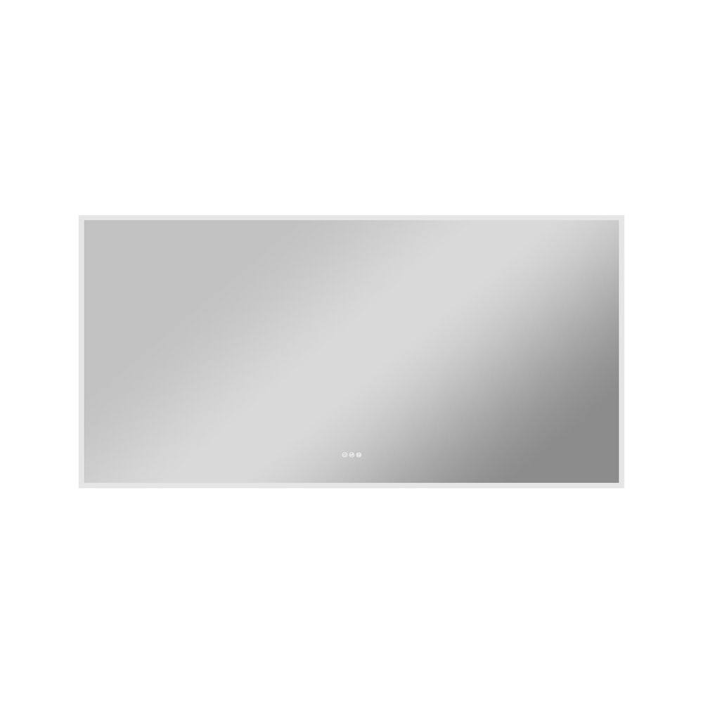 PMMA 84 in. W x 42 in. H Rectangular Frameless IP54 Enhanced Anti-Fog LED Dimmable Wall Bathroom Vanity Mirror price history on PriceWatchPro