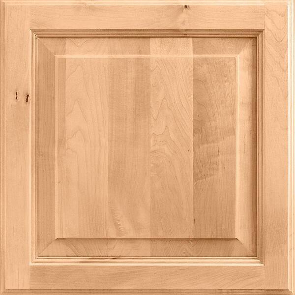 American Woodmark 14-9/16x14-1/2 in. Cabinet Door Sample in Alexandria Maple Honey