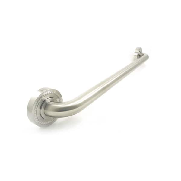 WingIts Platinum Designer Series 30 in. x 1.25 in. Grab Bar Rope in Satin Stainless Steel (33 in. Overall Length)