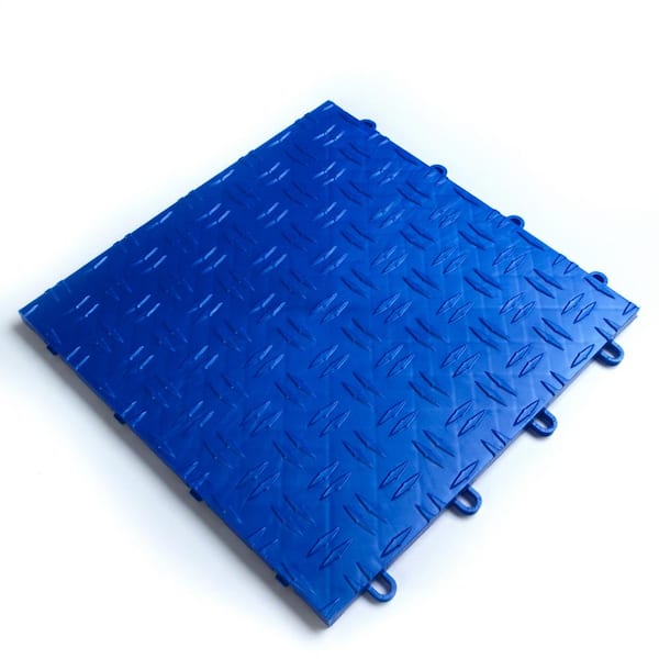 Diamond Royal Blue 12 in. x 12 in. x 0.5 in. Modular Garage Flooring Tile 48 pack (Covers 48 sq. ft.)