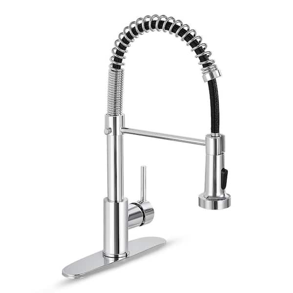 Moen Camerist Single-Handle Kitchen Faucet With Pullout Spout - Chrome Finish, Duralock Quick Connect