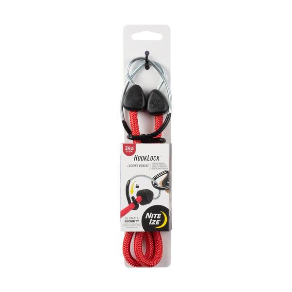 Nite Ize 24 in. Red HookLock Locking Bungee