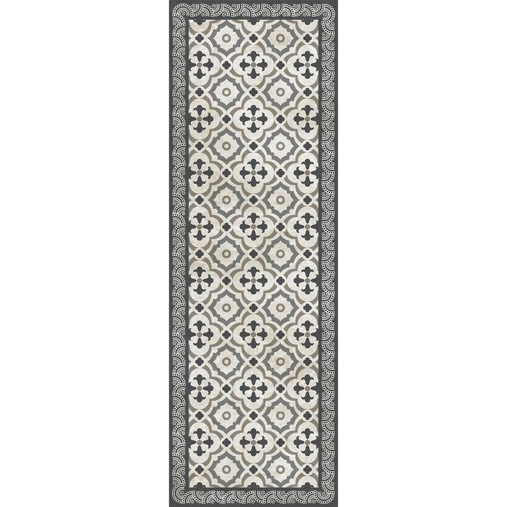 Decorative Taupe and Grey 24 in. x 72 in. Laminated Kitchen Mat price history on PriceWatchPro