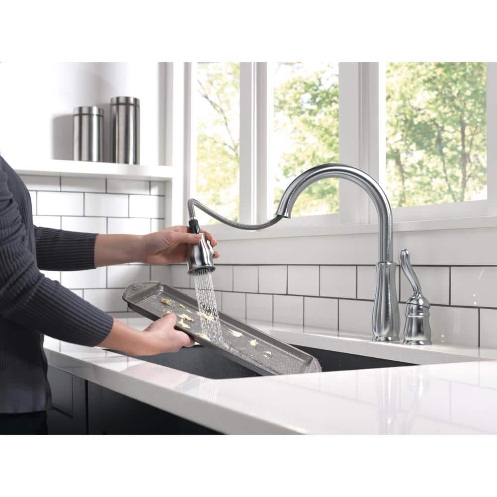Arctic Stainless Steel Pull-Down Kitchen Faucet with Spray