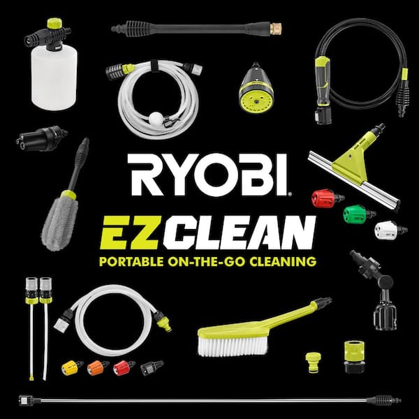 40V HP Brushless EZClean 600 PSI 0.7 GPM Cordless Battery Cold Water Power Cleaner with 2.0 Ah Battery and Charger