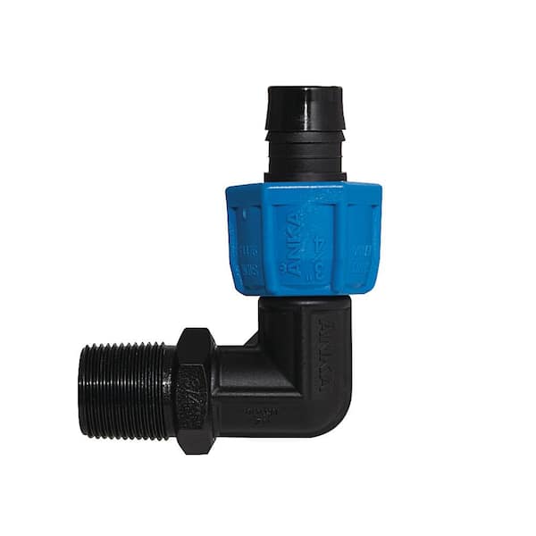 ANKA 3/4 in. Fiberglass Reinforced Nylon 90-Degree MNPT x Barb Elbow