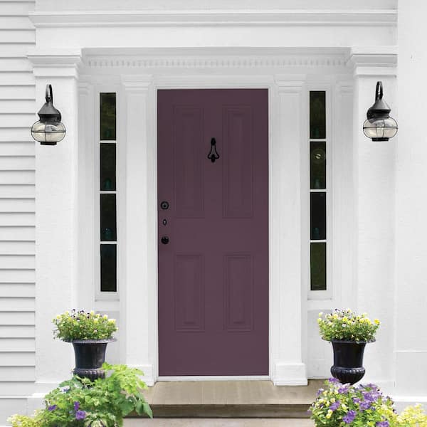 Glidden Premium 1 gal. PPG1046-7 Purple Basil Semi-Gloss Exterior
