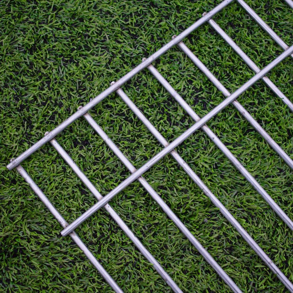 XL Galvanized Steel No-Dig Animal Barrier Fence Panels 15 Pack