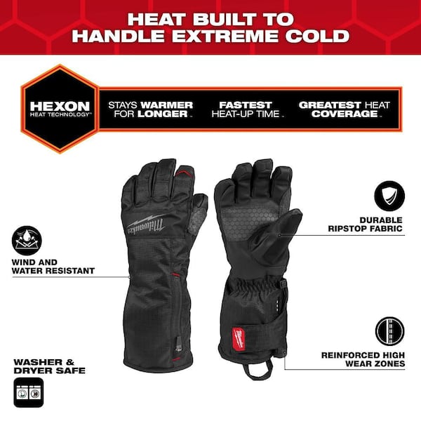 Unisex Small Winter Heated Gloves