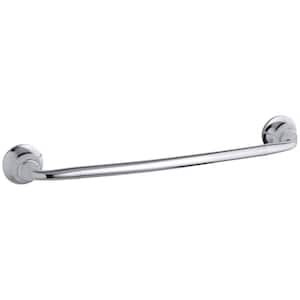 Forte Sculpted 18 in. Towel Bar in Polished Chrome