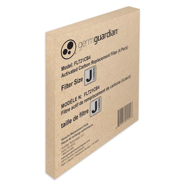 FLT21CB4 Carbon Air Purifier Replacement Filters, 4-Count, Designed for use with FLT5900 HEPA Filter J and AC5900