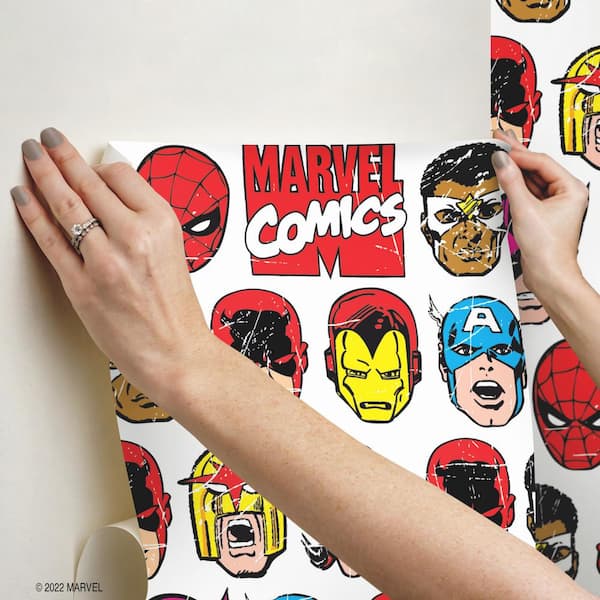 Adhesive Poster Marvel Comics