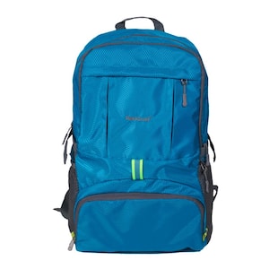 19 in. Blue Packable Stowaway Backpack